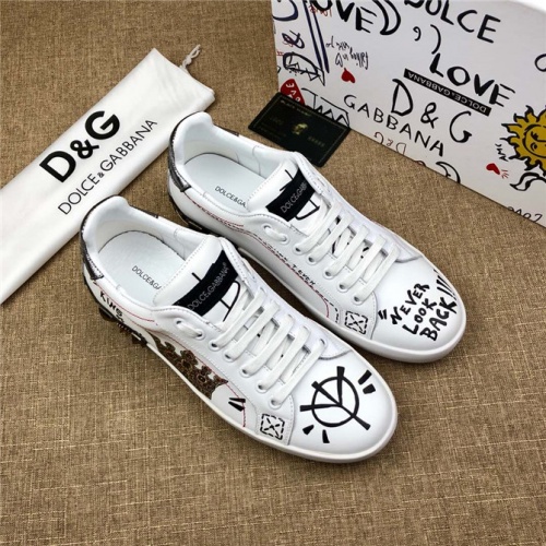Replica Dolce & Gabbana D&G Casual Shoes For Men #505312 $85.00 USD for Wholesale