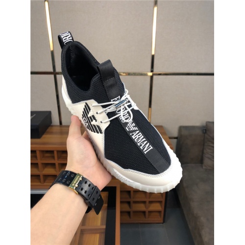 Replica Armani Casual Shoes For Men #505545 $80.00 USD for Wholesale