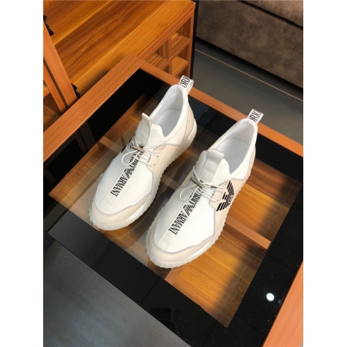 Armani Casual Shoes For Men #505546 $80.00 USD, Wholesale Replica Armani Casual Shoes