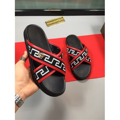 Versace Slippers For Men #505885 $48.00 USD, Wholesale Replica Versace Slippers