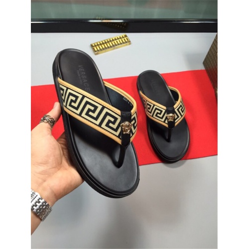 Versace Slippers For Men #505886 $48.00 USD, Wholesale Replica Versace Slippers