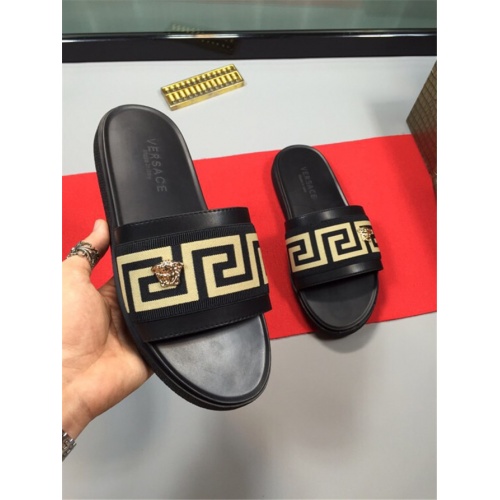 Versace Slippers For Men #505891 $48.00 USD, Wholesale Replica Versace Slippers