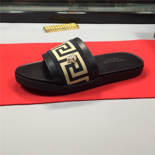 Replica Versace Slippers For Men #505891 $48.00 USD for Wholesale