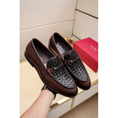 Ferragamo Leather Shoes For Men #506675 $80.00 USD, Wholesale Replica Salvatore Ferragamo Leather Shoes