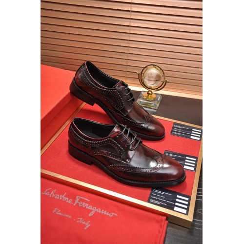 Salvatore Ferragamo Leather Shoes For Men #506689 $85.00 USD, Wholesale Replica Salvatore Ferragamo Leather Shoes