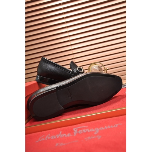 Replica Salvatore Ferragamo Flat Shoes For Men #506693 $92.00 USD for Wholesale