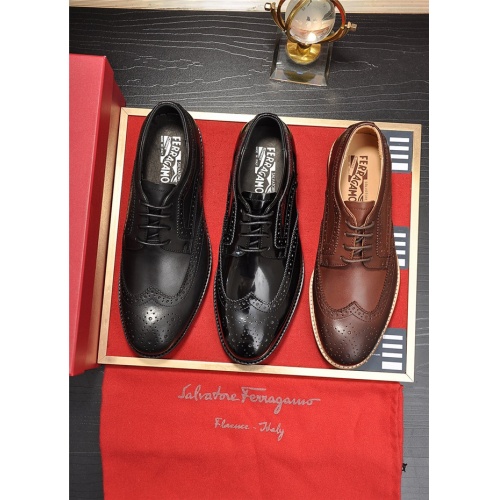 Replica Salvatore Ferragamo Flat Shoes For Men #506697 $102.00 USD for Wholesale