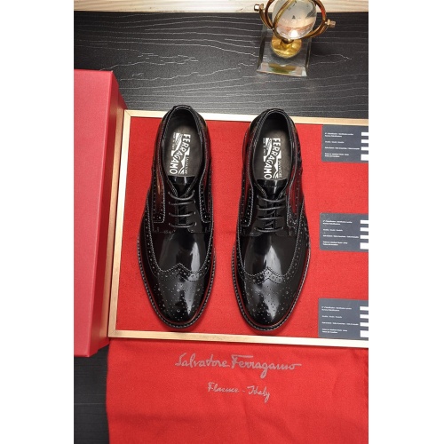 Replica Salvatore Ferragamo Flat Shoes For Men #506697 $102.00 USD for Wholesale