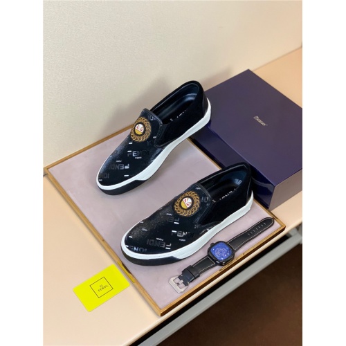 Replica Fendi Casual Shoes For Men #506702 $72.00 USD for Wholesale