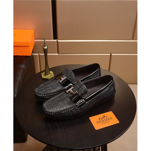 Hermes Leather Shoes For Men #507740 $68.00 USD, Wholesale Replica Hermes Leather Shoes