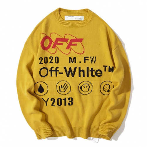 Off-White Sweaters Long Sleeved For Men #507803 $66.00 USD, Wholesale Replica Off-White Sweaters
