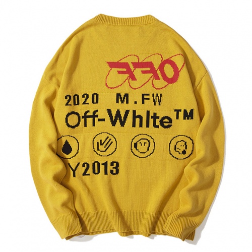 Replica Off-White Sweaters Long Sleeved For Men #507803 $66.00 USD for Wholesale
