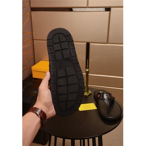 Replica Fendi Slippers For Men #507901 $42.00 USD for Wholesale