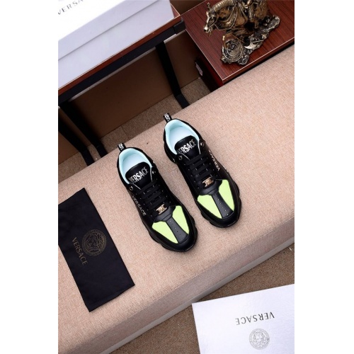 Versace Casual Shoes For Men #508106 $80.00 USD, Wholesale Replica Versace Flat Shoes