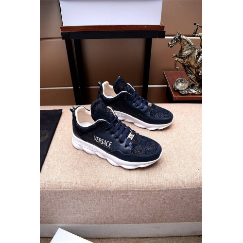 Versace Casual Shoes For Men #508108 $80.00 USD, Wholesale Replica Versace Flat Shoes