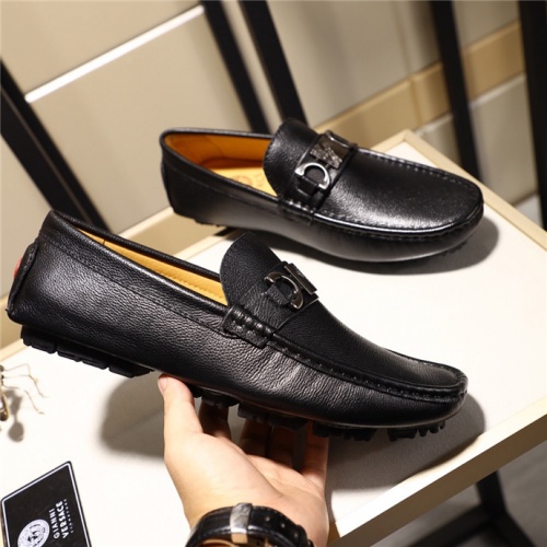 Replica Versace Leather Shoes For Men #508139 $72.00 USD for Wholesale