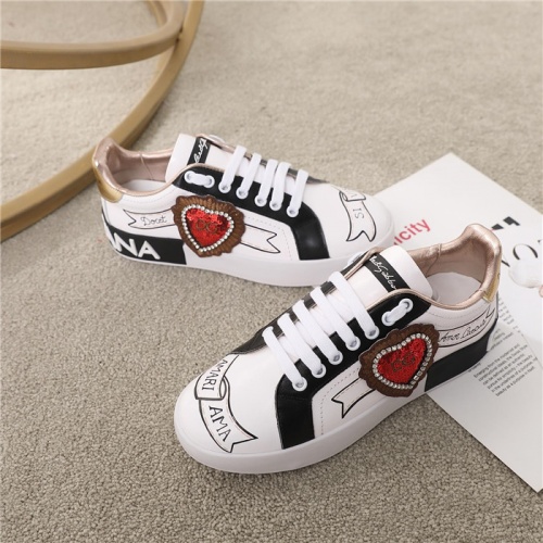 Replica Dolce & Gabbana D&G Casual Shoes For Women #508389 $90.00 USD for Wholesale