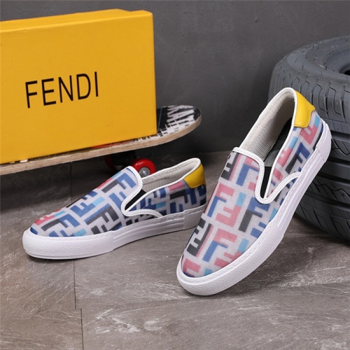 Replica Fendi Casual Shoes For Men #508396 $80.00 USD for Wholesale