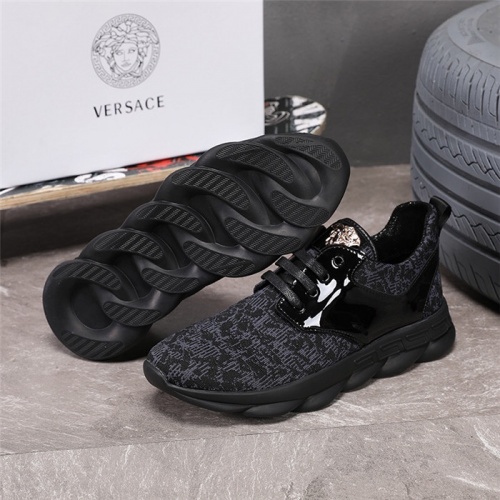 Replica Versace Casual Shoes For Men #508640 $82.00 USD for Wholesale