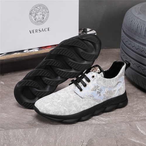 Replica Versace Casual Shoes For Men #508641 $82.00 USD for Wholesale