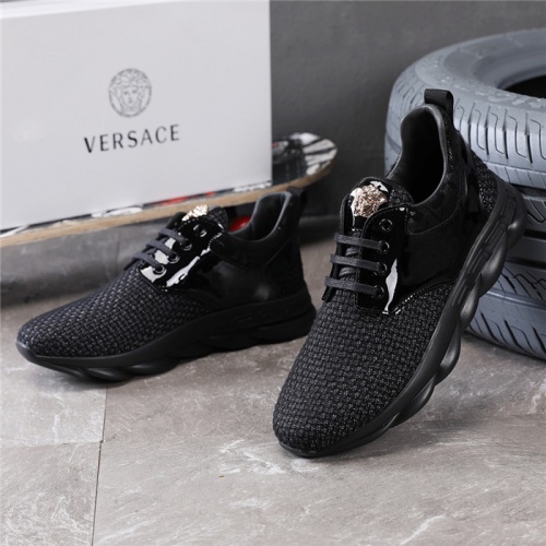 Replica Versace Casual Shoes For Men #508642 $82.00 USD for Wholesale