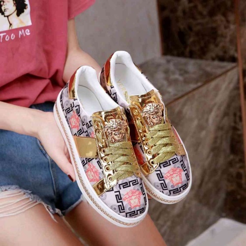 Replica Versace Casual Shoes For Women #510305 $82.00 USD for Wholesale