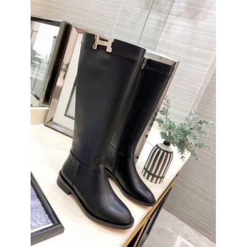 Replica Hermes Boots For Women #510957 $115.00 USD for Wholesale