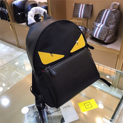 Replica Fendi AAA Quality Backpacks For Men #511674 $140.00 USD for Wholesale