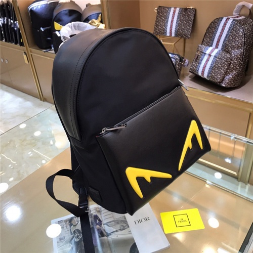 Replica Fendi AAA Quality Backpacks For Men #511675 $140.00 USD for Wholesale