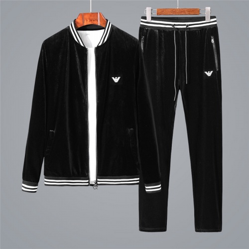 Armani Tracksuits Long Sleeved For Men #513016 $85.00 USD, Wholesale Replica Armani Tracksuits