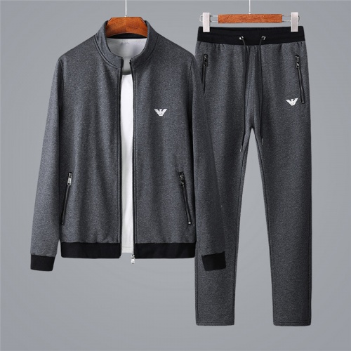 Armani Tracksuits Long Sleeved For Men #513018 $85.00 USD, Wholesale Replica Armani Tracksuits