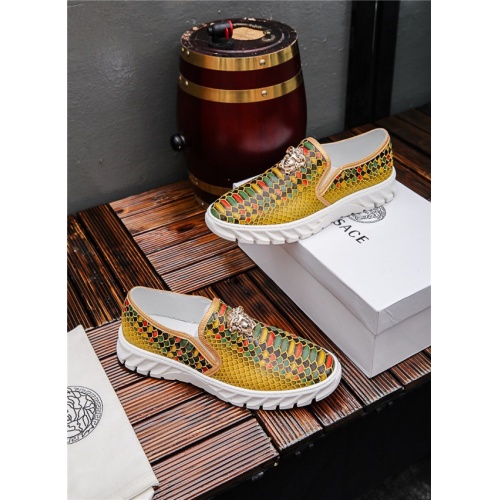 Replica Versace Casual Shoes For Men #513296 $76.00 USD for Wholesale