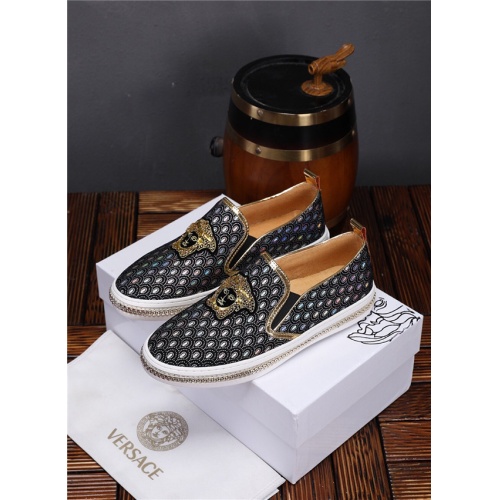 Replica Versace Casual Shoes For Men #513297 $80.00 USD for Wholesale