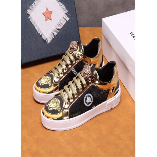 Replica Versace Casual Shoes For Men #513298 $72.00 USD for Wholesale