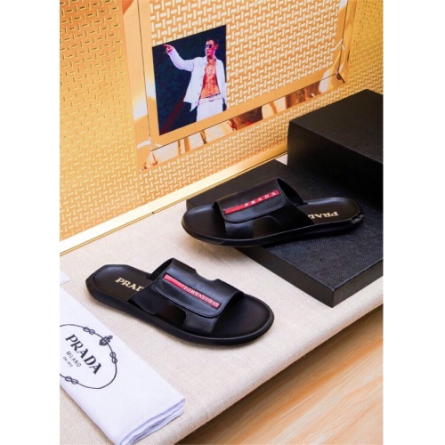 Replica Prada Slippers For Men #513764 $52.00 USD for Wholesale