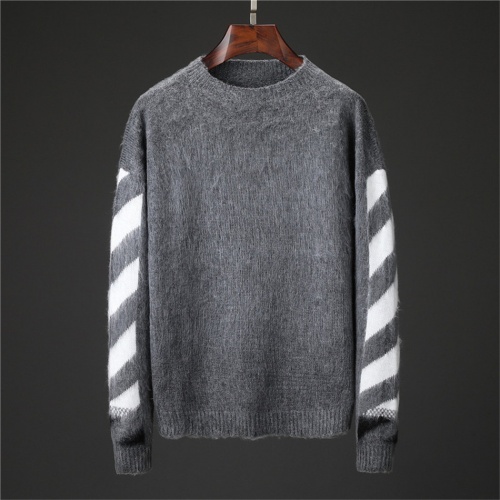 Replica Off-White Sweaters Long Sleeved For Men #513829 $54.00 USD for Wholesale