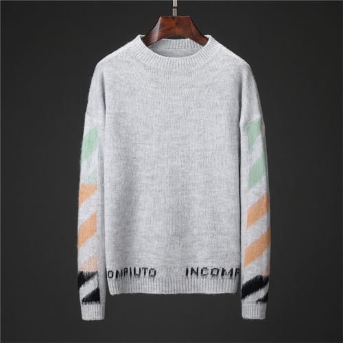 Replica Off-White Sweaters Long Sleeved For Men #513831 $54.00 USD for Wholesale