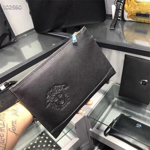 Replica Versace AAA Quality Wallets For Men #514191 $56.00 USD for Wholesale