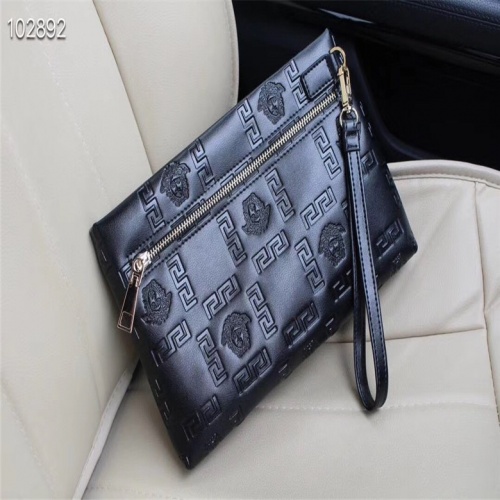 Replica Versace AAA Quality Wallets For Men #514198 $68.00 USD for Wholesale