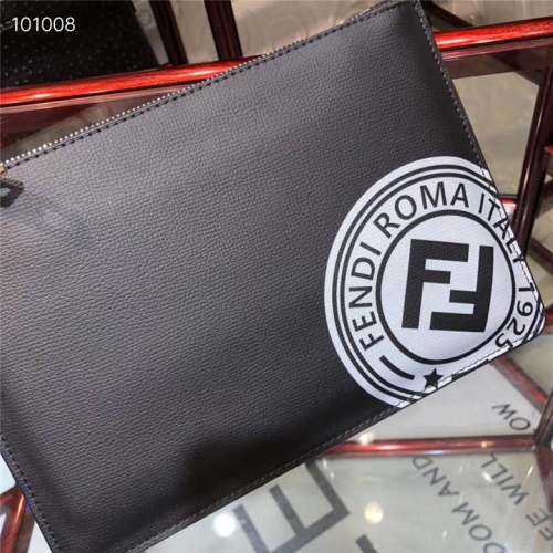 Replica Fendi AAA Quality Wallets For Men #514207 $60.00 USD for Wholesale