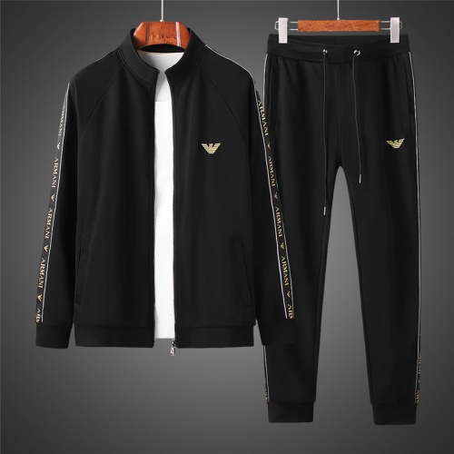 Replica Armani Tracksuits Long Sleeved For Men #514451 $85.00 USD for Wholesale