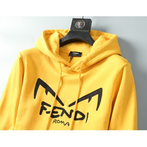 Replica Fendi Hoodies Long Sleeved For Men #514497 $44.00 USD for Wholesale