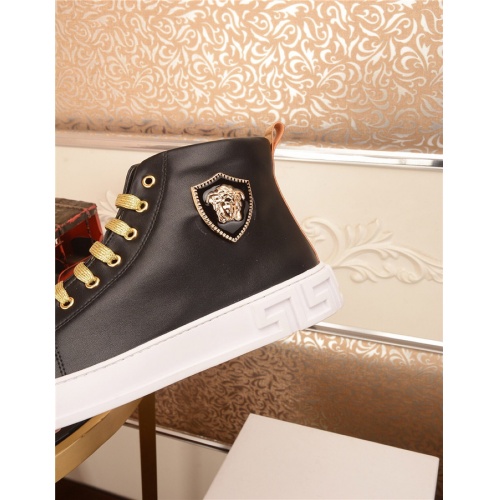 Replica Versace High Tops Shoes For Men #514691 $80.00 USD for Wholesale