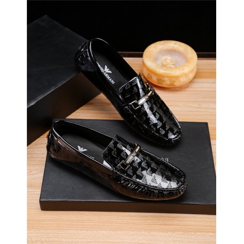Armani Leather Shoes For Men #515269 $72.00 USD, Wholesale Replica Armani Leather Shoes