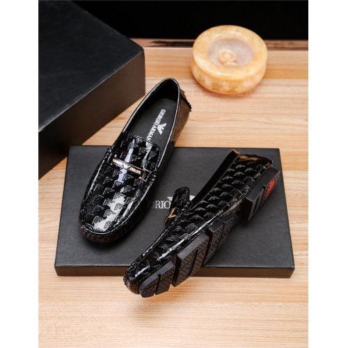 Replica Armani Leather Shoes For Men #515269 $72.00 USD for Wholesale