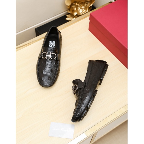 Replica Salvatore Ferragamo Leather Shoes For Men #515313 $68.00 USD for Wholesale