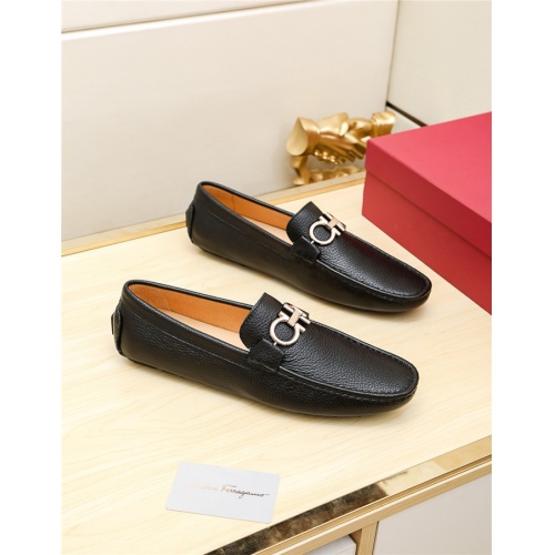Replica Salvatore Ferragamo Leather Shoes For Men #515314 $68.00 USD for Wholesale