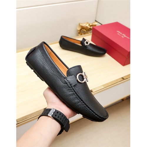 Replica Salvatore Ferragamo Leather Shoes For Men #515314 $68.00 USD for Wholesale