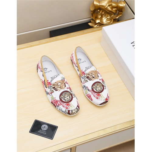 Replica Versace Flat Shoes For Men #515331 $76.00 USD for Wholesale