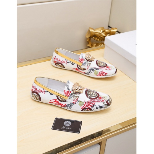 Replica Versace Flat Shoes For Men #515331 $76.00 USD for Wholesale